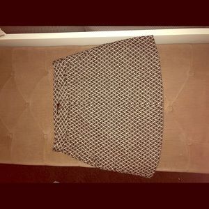 Forever21 wool print mini skirt